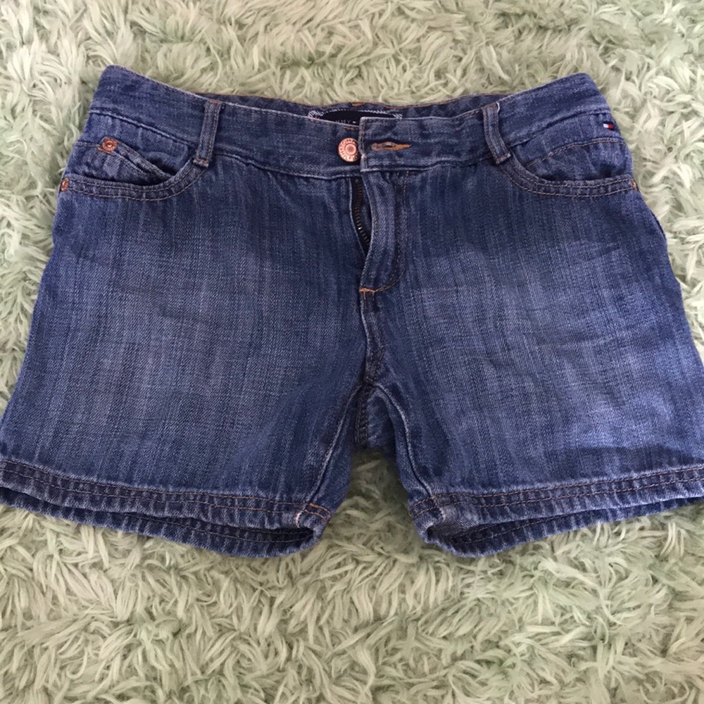 denim shorts